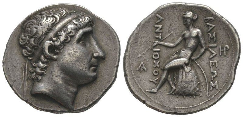 Antiochos I Soter (281-261 BC) Tetradrachm, Seleukeia on the Tigris mint, 274-27...