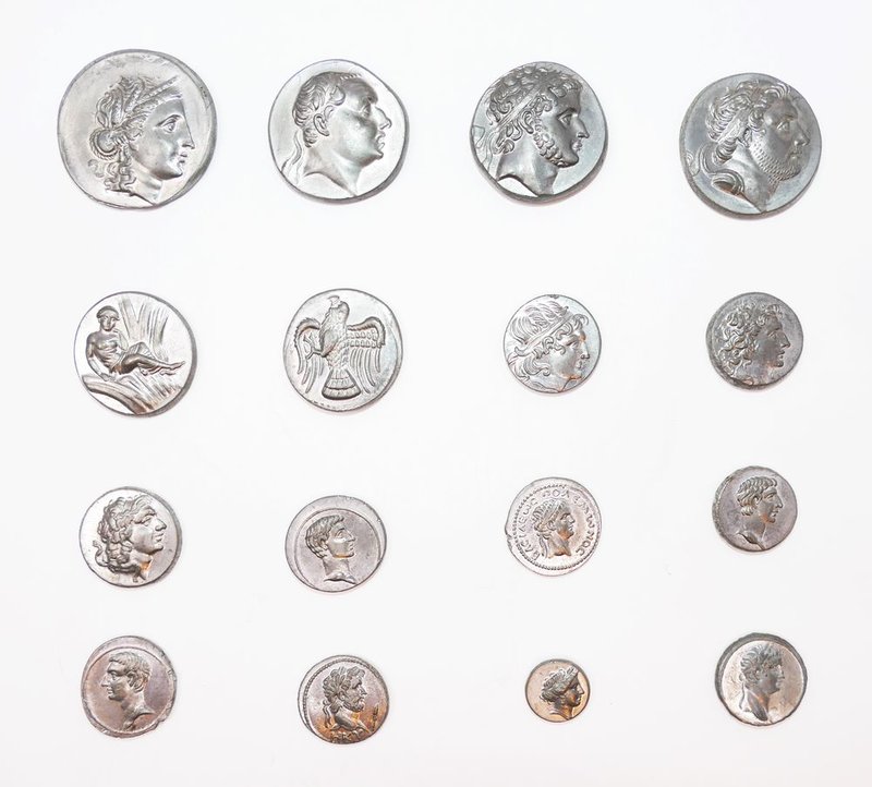 Becker counterfeits. A collection of lead restrikes. Struck sometimes after 1830...