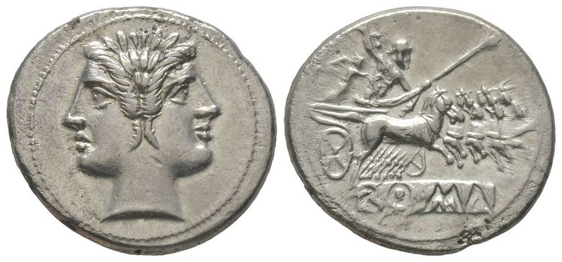 Anonymous, Didrachm, Rome, 225-212 BC, AG 6,39 g. Ref : Cr. 28. Extremely Fine
...