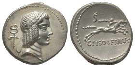 C. Calpurnius L. f. Frugi, Denarius, Rome, 67 BC, AG 3,61 g. Ref : Cr. 408 Almost uncirculated
Estimation: 2500-3000 EUR