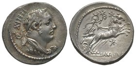 Faustus Cornelius Sulla, Denarius, Rome, 56 BC, AG 4.10 g. Ref : Cr. 426/2 Provenance : Baldwin XX, 07/01/2009, lot 377. Very rare. Excellent style. E...