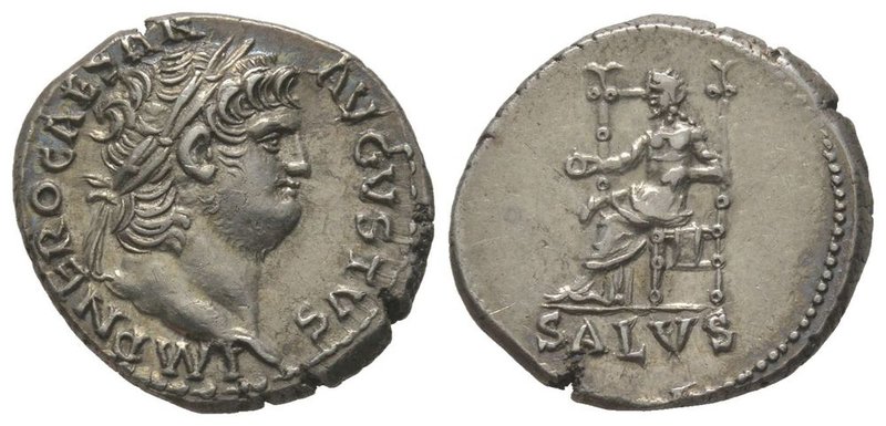 Nero (54-68) Denarius, Rome, 65-66, AG 3,21 g. Ref : CBN 228. RIC 60. RSC 314. P...