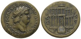 Dupondius, Lyon, 64, AE 12,81 g. Ref : RIC 173, 373. C. 127. BN II, 122, 56. Provenance: Hess-Divo 307, 07/06/2007, lot 1574. Monnaies et Médailles SA...