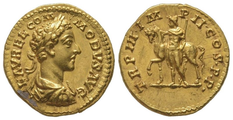 Commodus (180-192) Aureus, Rome, 177, AU 7,29 g. Ref : Cal 2337, RIC 648 Provena...