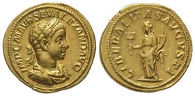 Alexander Severvs (222-235) Aureus, Rome, 222, AU 6,60 grs. Ref : Cal. 3066. almost extremely fine
Estimation: 11000-12000 EUR
