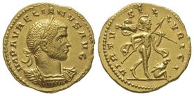 Aurelianus (270-275) Aureus, Antiochia, AU 5,44 g. Ref : RIC 379 Provenance : Nomisma 38, 21-22/04/2009, lot 291. Extremely fine
Estimation: 20000-30...