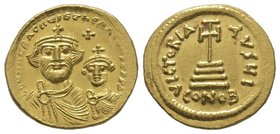 Heraclius (610-641) Solidus, Constantinople, AU 4,49 g. Ref : MIB 26
Estimation: 300-400 EUR