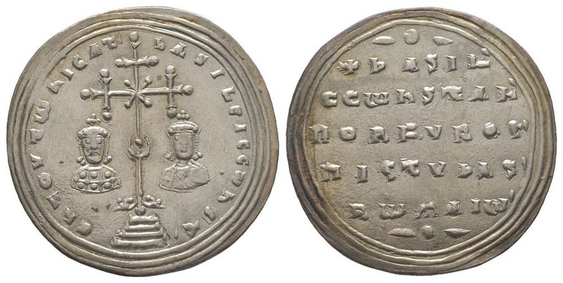 Basil II and Constantine VII (976 - 1025) Milaresion, Constantinople, 976-1025, ...