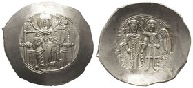 Isaac II Angelus (1185-1195) Aspron trachy en electrum, Constantinople. 4,48g. Ref : DO 2b.1, SB 2002. Provenance : NGSA 4, 11/12/2006, lot 296. Extre...