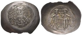 Theodore I Comnenus-Lascaris (1208-1221) Silver Trachy, Magnesia, 1212-1221, AG 4.17 g Ref : DOC 4; Sear 2066. Provenance : Stack’s (pre-Feb 2011), Mo...