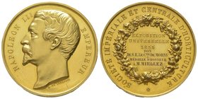 Napoléon III, 1852-1870. Gold medal, 1855, AU 83,92 g. 45 mm, by Longueil. Extremely fine
Estimation: 2500-3000 EUR