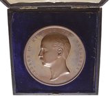 Bronze Medal, London, Commemoration of the Visit of George Ist - king of Hellenes on the 16th June 1880, AE 220,11 g. 76,1 mm. By Adams Ref : BHM-3077...