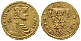 Carlo I d’Angio, 1266-1282 Reale, Messina, AU 5.24 g. Ref : Fr. 75, CNI 5 p. 115. Provenance : NGSA 4, 11/12/2006, lot 747. Extremely Fine
Estimation...