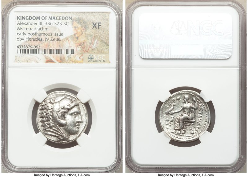 MACEDONIAN KINGDOM. Alexander III the Great (336-323 BC). AR tetradrachm (26mm, ...
