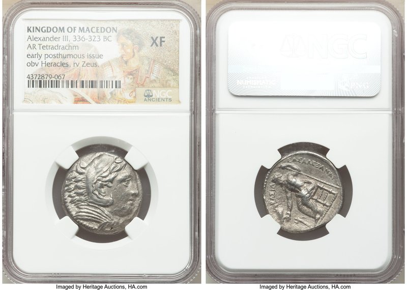 MACEDONIAN KINGDOM. Alexander III the Great (336-323 BC). AR tetradrachm (25mm, ...