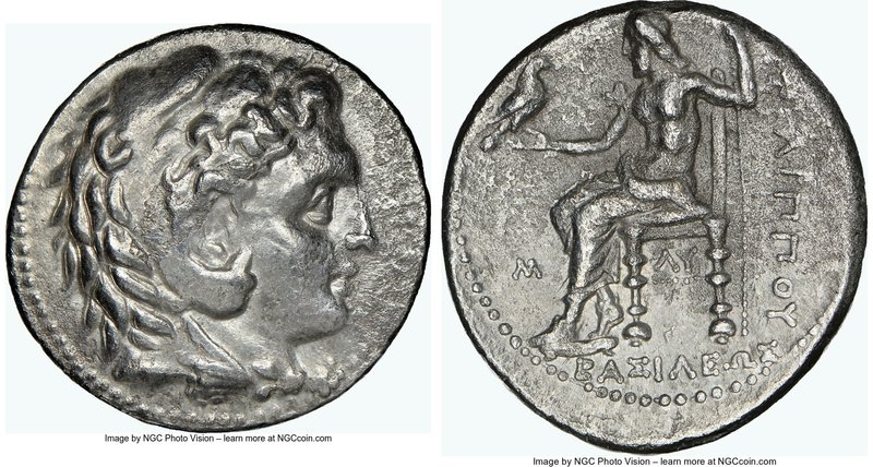 MACEDONIAN KINGDOM. Philip III Arrhidaeus (323-317 BC). AR tetradrachm (27mm, 9h...