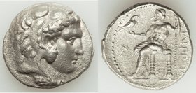 MACEDONIAN KINGDOM. Philip III Arrhidaeus (323-317 BC). AR tetradrachm (26mm, 16.63 gm, 12h). VF, porosity. Lifetime issue of Sidon, dated Regnal Year...