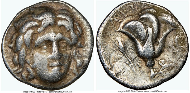 CARIAN ISLANDS. Rhodes. Ca. 275-250 BC. AR hemidrachm (12mm, 12h). NGC Choice Fi...