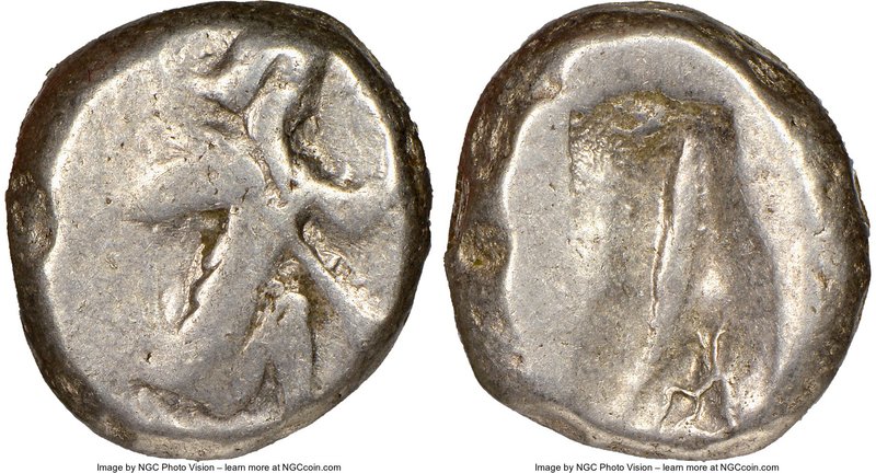 ACHAEMENID PERSIA. 5th-4th centuries BC. AR siglos (15mm). NGC Fine. Sardes. Per...