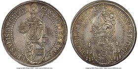 Salzburg. Johann Ernst Taler 1688 AU58 NGC, KM254, Dav-3510. Even gold and gray toning over lustrous surfaces. 

HID09801242017