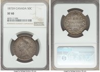 Victoria 50 Cents 1872-H XF40 NGC, Heaton mint, KM6.

HID09801242017