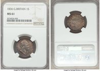 William IV Shilling 1836 MS61 NGC, KM713, S-3835. Deep russet toning throughout both sides.

HID09801242017