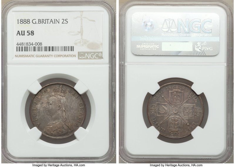 Victoria Florin 1888 AU58 NGC, KM762, S-3925.

HID09801242017