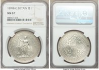 Victoria Trade Dollar 1899-B MS62 NGC, Bombay mint, KM-T5.

HID09801242017