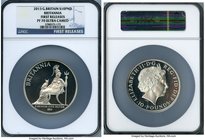 Elizabeth II silver Proof "Britannia" 10 Pounds 2013 PR70 Ultra Cameo NGC, KM1268. Mintage: Est. 1,150. Comes in oversized NGC Holder. ASW 5.0506 oz. ...