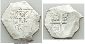 Philip V Cob 8 Reales 1715 Mo-J VF (Cleaned), Mexico City mint, Cal-744. 33.9x34.6mm. 25.52gm. 

HID09801242017