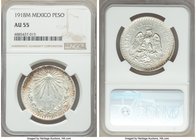 Estados Unidos Peso 1918-M AU55 NGC, Mexico City mint, KM454. 

HID09801242017