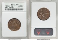 USA Administration Pair of Certified Centavos 1916-S ANACS, 1) Centavo MS62 Brown 2) Centavo MS61 Brown San Francisco mint, KM163. Sold as is, no retu...