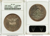 USA Administration Proof Peso 1903 PR62 ANACS, Philadelphia mint, KM168. Light golden-brown toning over argent fields. 

HID09801242017