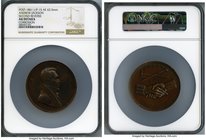 "Andrew Jackson Indian Peace" bronzed-copper Medal 1829-Dated (Post 1861) AU Details (Corrosion) NGC, Julian-IP-15. 62.3mm (Rim: 5.3mm). 125.7gm. Dies...
