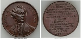 "Admiral Adam Duncan - Battle of Camperdown" copper Medal 1797 AU, BHM-429, MH-462. 38mm. 21.89gm. 

HID09801242017