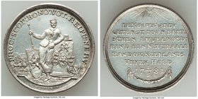 "Treaty of Armed Neutrality at Sea" silver Medal 1781 UNC (Cleaned), Betts-573. 32mm. 10.56gm. By J. M. Lageman. 

HID09801242017