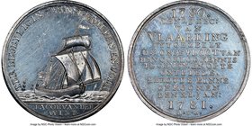 "Escape of the Dutch Fishing Fleet" silver Medal 1780-Dated MS63 Prooflike NGC, Betts-574. 31mm.

HID09801242017
