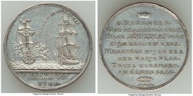 "Battle of Doggersbank" silver Medal 1781-Dated AU, Betts-588, Van Loon-563. 30mm. 10.25gm. 

HID09801242017