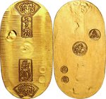 Japan; Bunsei Koban Kin Gold JNDA09-20. 1819. . UNC-. 13.07g. . . Rare