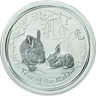 Australia; Year of the Rabbit 1kg Silver 30 Dollars. 2011. . UNC. 1000.00g. 0.999. 101.00mm. KM1479