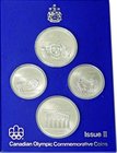 Canada; Montreal Olympic Series II Silver 4-Coin Set. 1974. . UNC. . . . KMMS2
