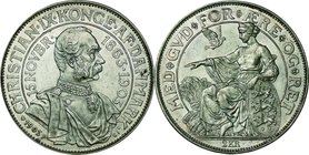 Denmark; Christian IX 40th Anniversary of Reign Silver 2 Kroner. 1903. . AU. 15.00g. 0.8. 31.00mm. KM802