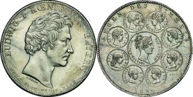 German Steates(Bavaria); Royal Family Silver 1 Thaler. 1828. . EF. 28.06g. 0.833. 38.00mm. KM734