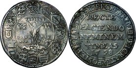 German Steates(Brunswick-Wolfenbuttel); Heinrich Julius Silver 1 Taler. 1598. NGC VF DETAILS (MOUNT REMOVED). F. 約28.92g. . . D9091