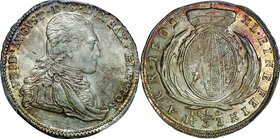 German Steates(Saxony); Friedrich August III Silver 1/3 Thaler. 1802. PCGS MS64. UNC. 7.016g. 0.833. . KM1024