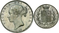 Great Britain; Victoria Young Head Silver 1/2 Crown. 1883. . EF. 14.13g. 0.925. 32.30mm. KM756