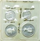 Great Britain; Elizabeth II Maundy Silver 4-Coin Prooflike Set. 1965. . Prooflike. . . .