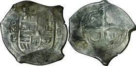 Mexico; Spanish Colony Cob Coinage Silver 8 Reales. 1621. . VF. 約26.76g. 0.931. .