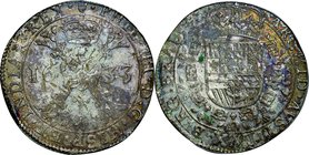 Spanish Netherlands; Brabant Philipe IV Silver Patagon (Antwerp Mint). 1633. PCGS AU58. EF+. 28.10g. 0.875. . KM53.1