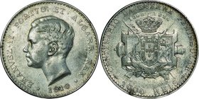 Portugal; 100th Anniversary of the Peninsular War Silver 1000 Reis. 1910. NGC XF45. VF-EF. . . . KM558